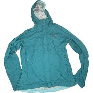 The North Face Womens Sz S Hyvent DT Rain Shell Jacket Coat Teal